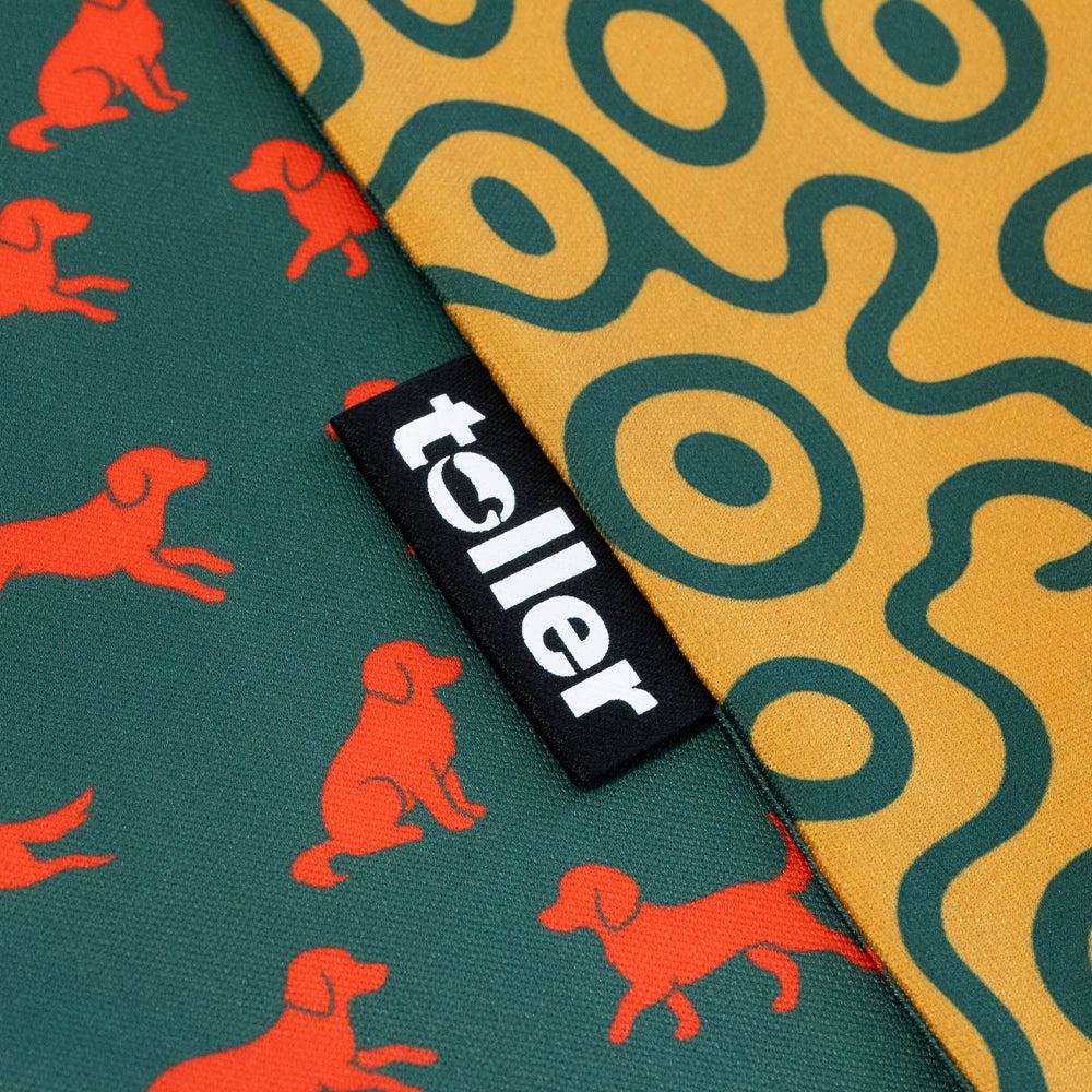'Hunter's Green' 2-in-1 Dog Bandana