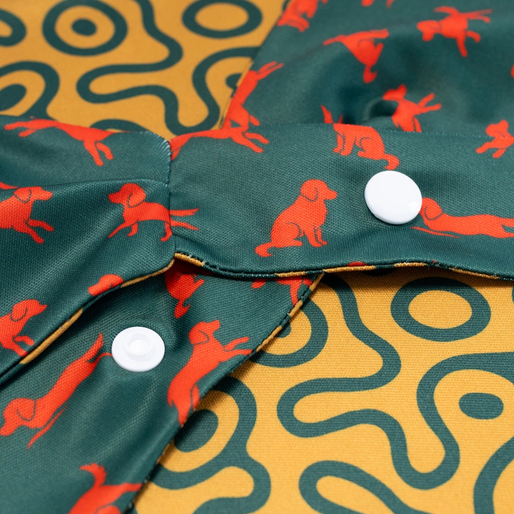 'Hunter's Green' 2-in-1 Dog Bandana