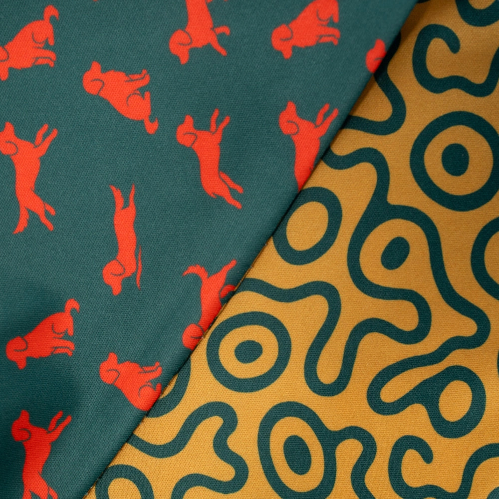 'Hunter's Green' 2-in-1 Dog Bandana
