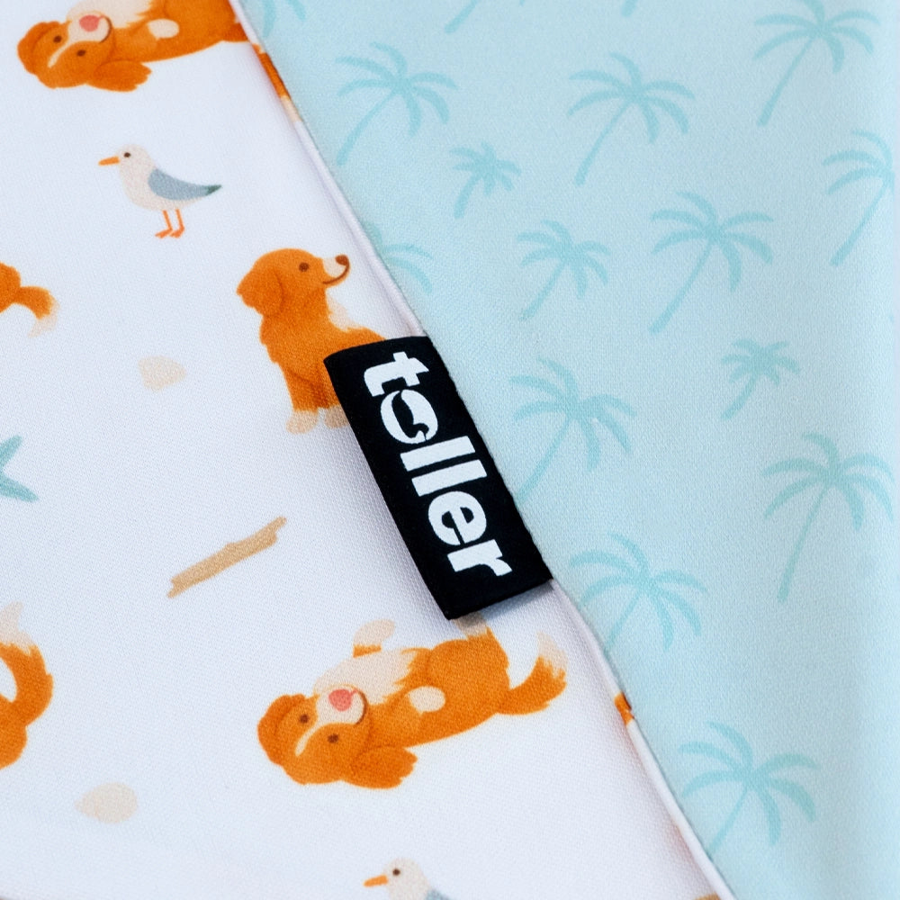'Palmtree Play' 2-in-1 Dog Bandana