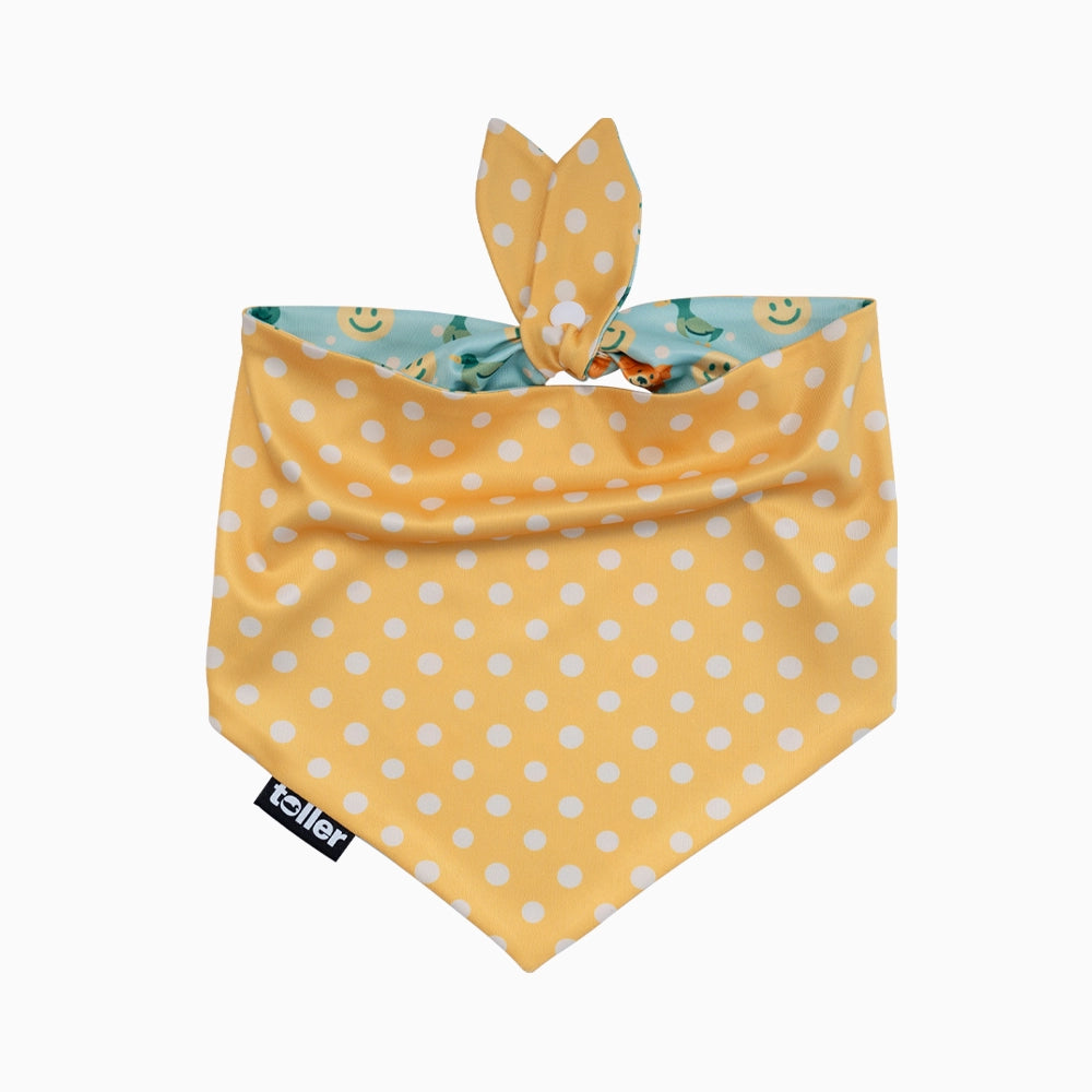'Polka Duck' 2-in-1 Dog Bandana