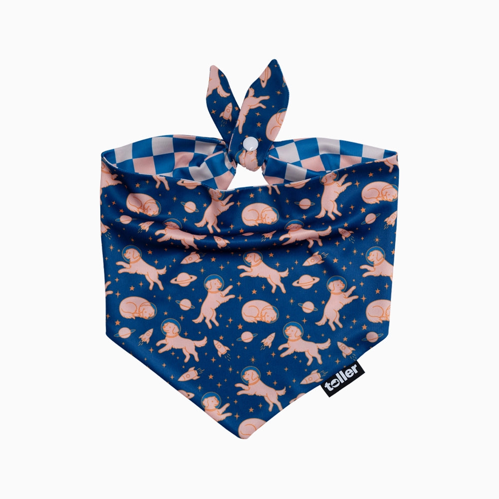 'Space Invader' 2-in-1 Dog Bandana