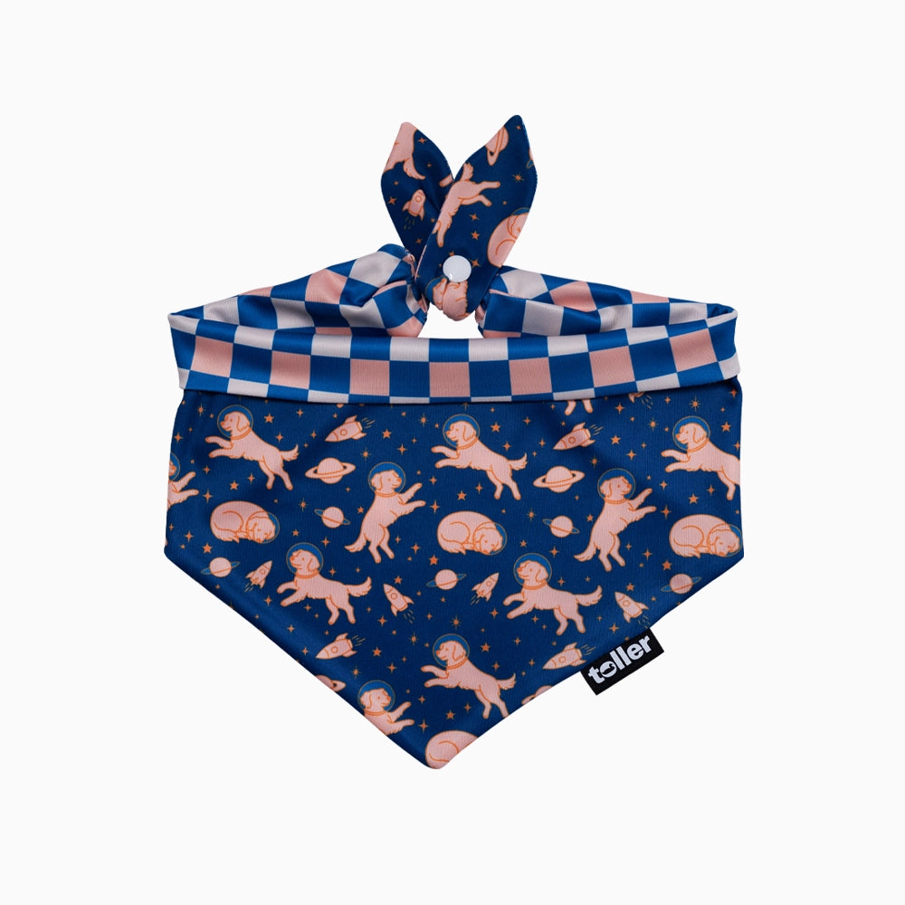 'Space Invader' 2-in-1 Dog Bandana
