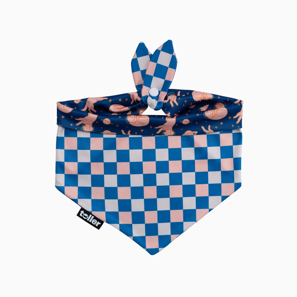 'Space Invader' 2-in-1 Dog Bandana