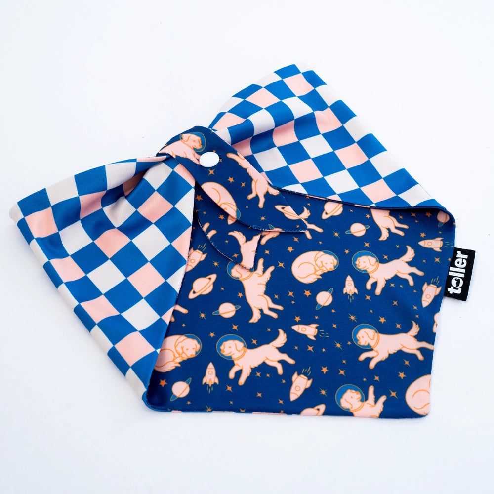'Space Invader' 2-in-1 Dog Bandana