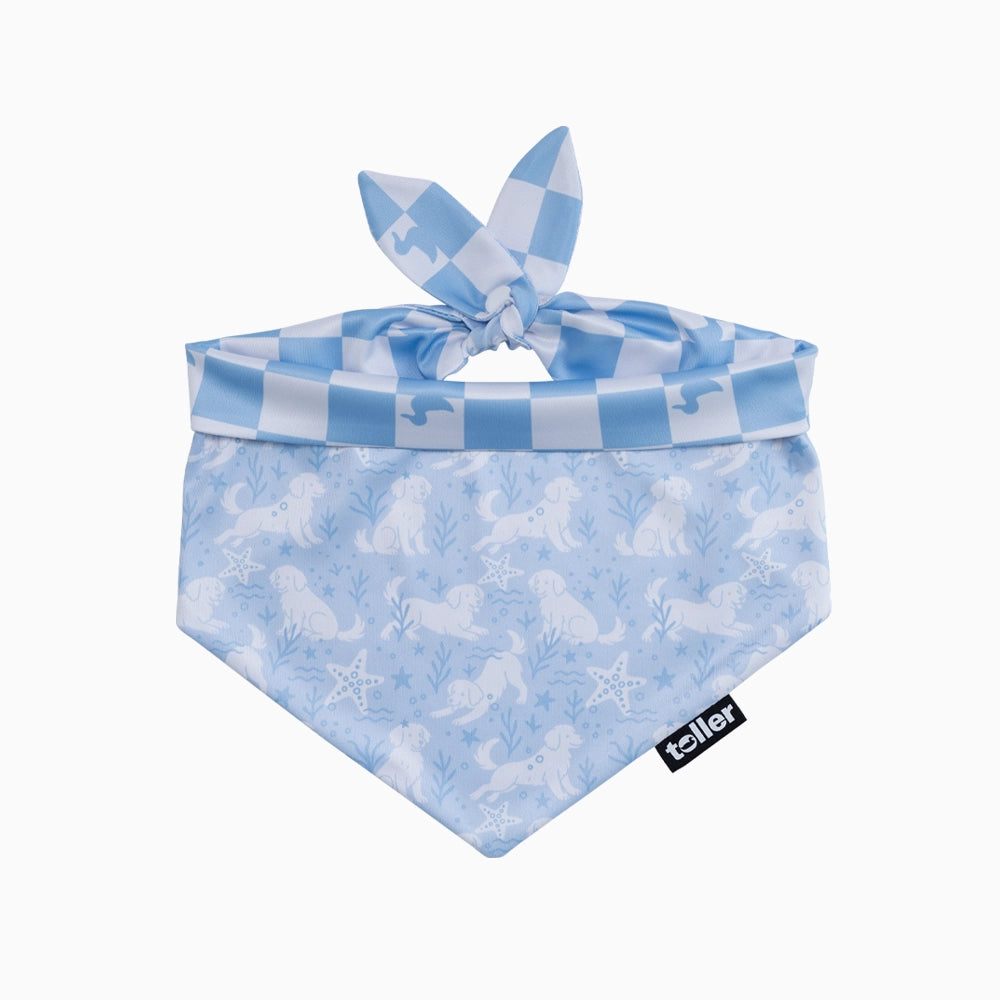 'Swimmers Check' 2-in-1 Dog Bandana