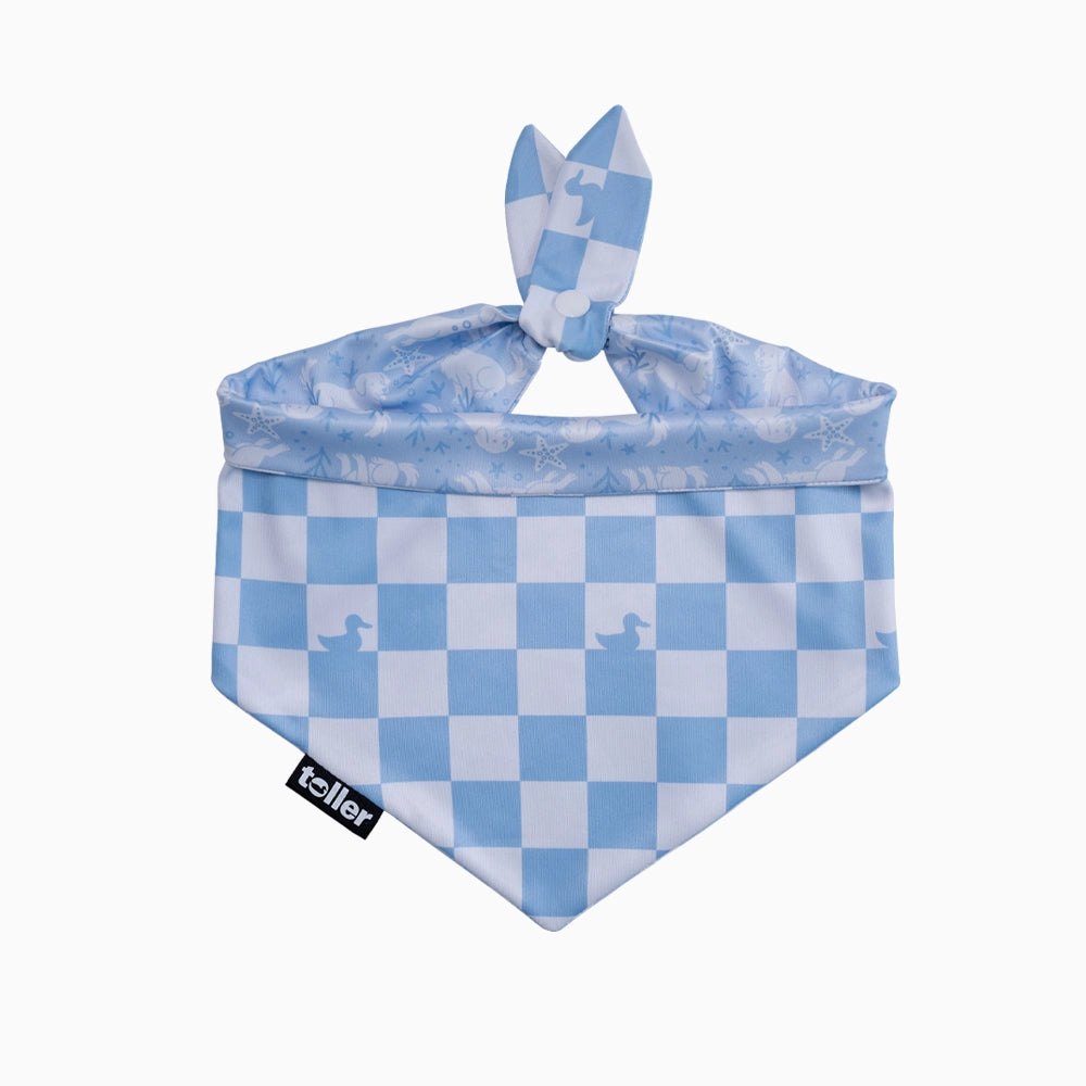'Swimmers Check' 2-in-1 Dog Bandana
