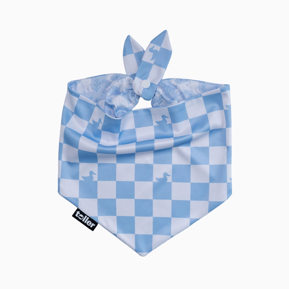 'Swimmers Check' 2-in-1 Dog Bandana