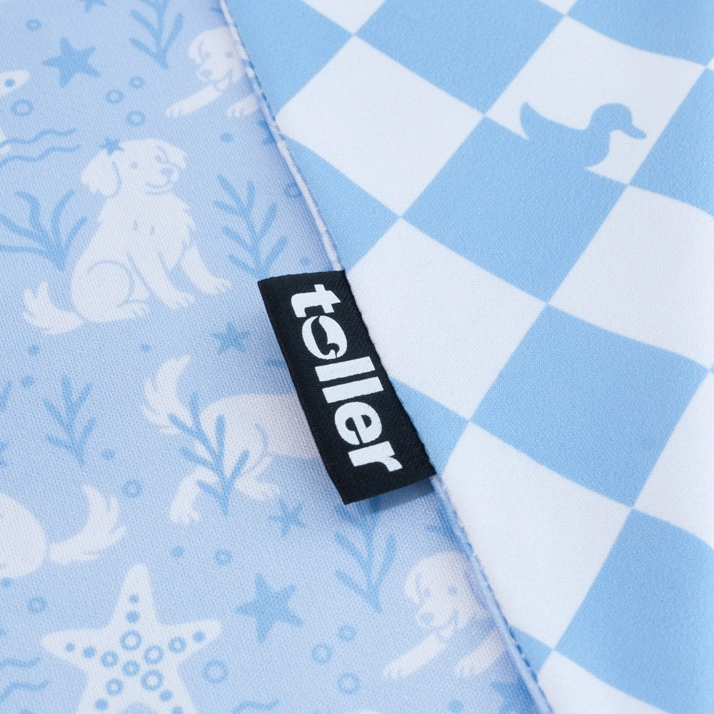 'Swimmers Check' 2-in-1 Dog Bandana