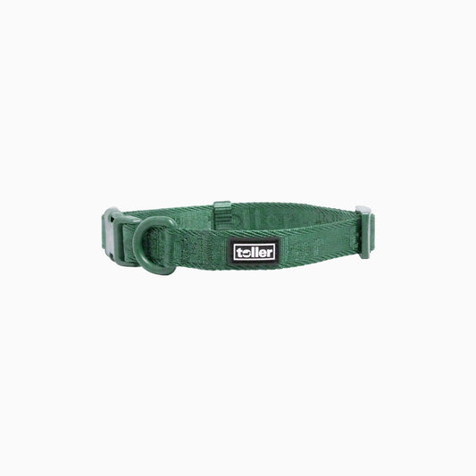 Green Toller dog collar