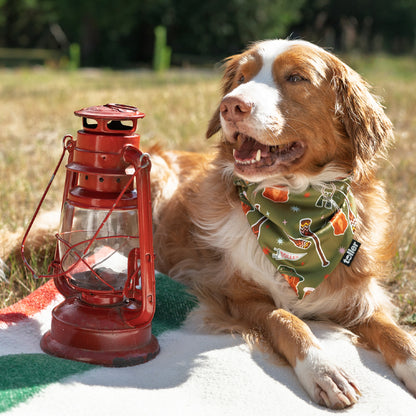 'Happy Camper' 2-in-1 Dog Bandana
