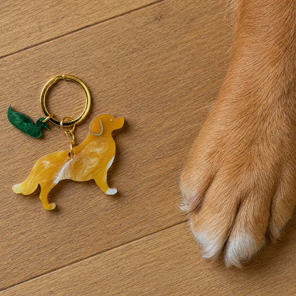 Creamsicle Toller Keyring