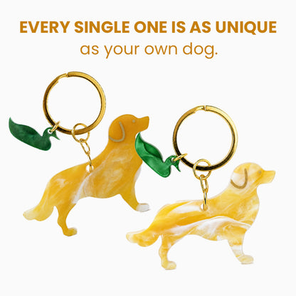 Creamsicle Toller Keyring
