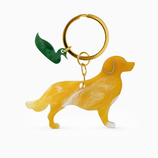 Creamsicle Toller Keyring