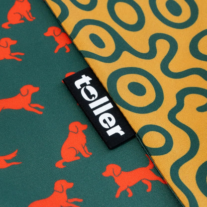'Hunter's Green' 2-in-1 Dog Bandana