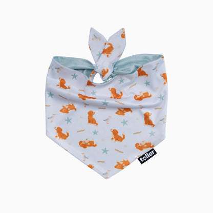 'Palmtree Play' 2-in-1 Dog Bandana
