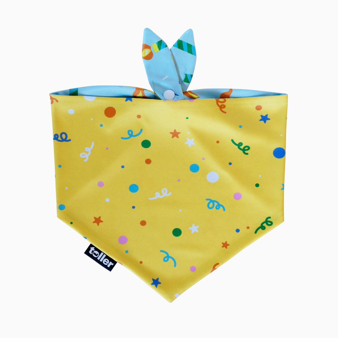 'Party Animal' 2-in-1 Dog Bandana