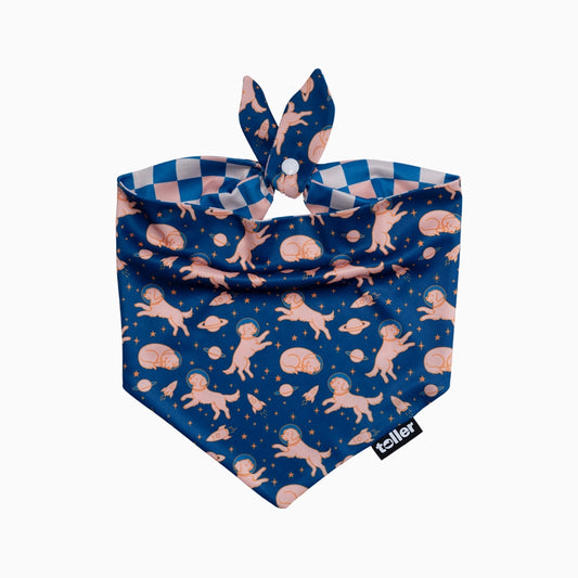 'Space Invader' 2-in-1 Dog Bandana