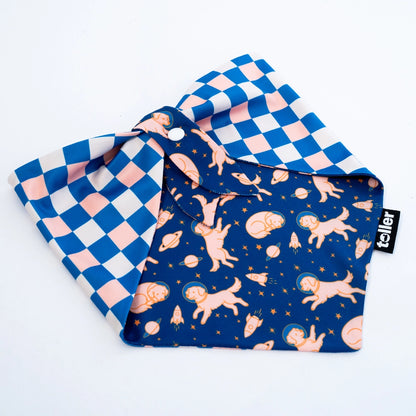 'Space Invader' 2-in-1 Dog Bandana