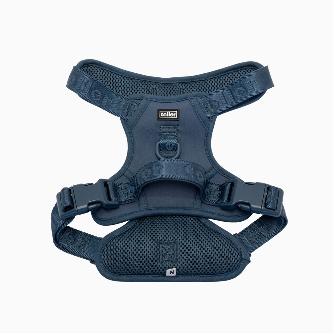 Toller medium navy dog harness